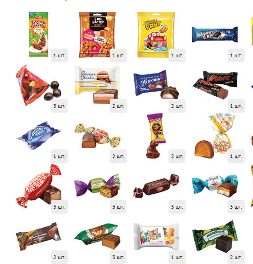 Саквояж 2500 г. картон - Сладкий мир фото 3