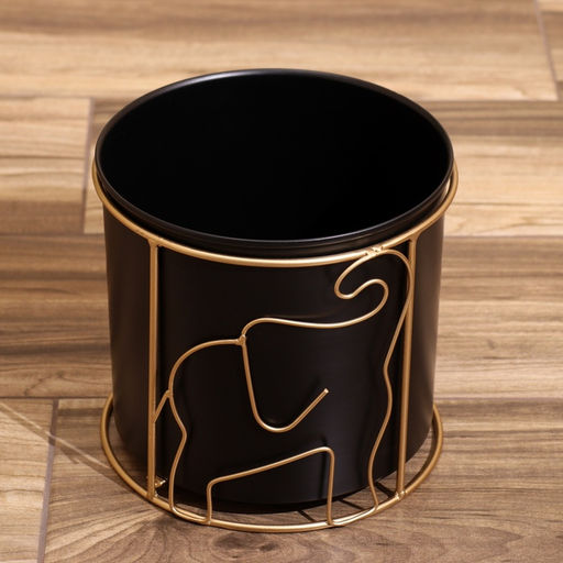 Кашпо на подставке «Зу», набор 3 шт., d=26 см, d=21 см, d=16 см, металл