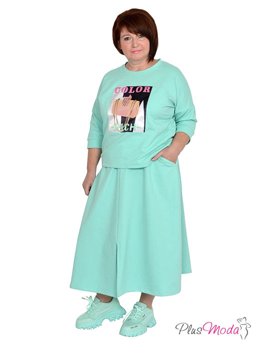 Туника Модель №885 размеры 44-84 - Plusmoda фото 5