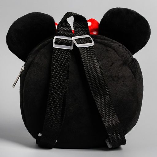 Рюкзак детский плюшевый, 18,5 см х 5 см х 22 см Мышка, Минни Маус - Disney фото 2