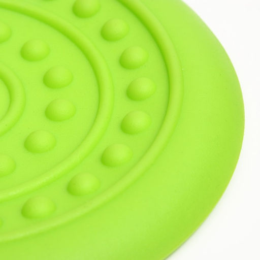 Фрисби НЛО , 18,6 см, жесткая термопластичная резина, зелёный - Пижон фото 4