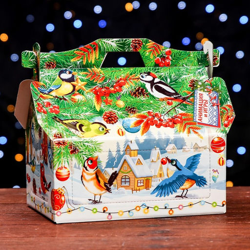 Подарочная коробка Песни зимы , КОРМУШКА, 26,4 х 14 х 18,5 см - Simaland фото 7