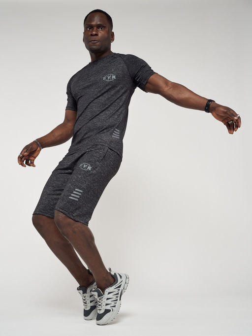 Спортивный костюм летний мужской темно-серого цвета 2225TC - FUYOUKAI фото 4