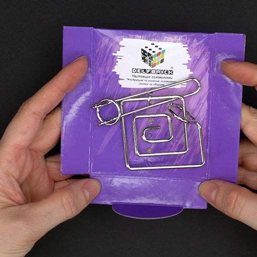 DELFBRICK DLM-30 Головоломка металлическая 1 шт Лабиринт 3 элемент