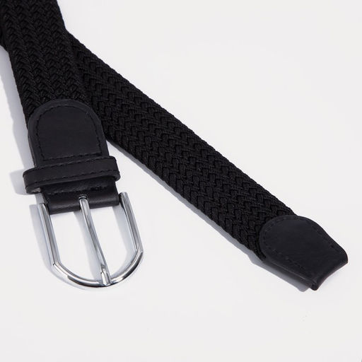 Ремень детский, ширина 3 см, пряжка металл, цвет чёрный - Simaland фото 3