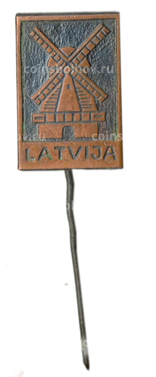 Значок Латвия