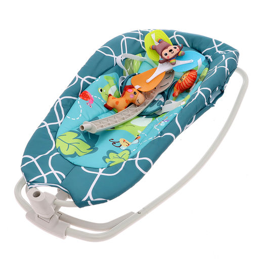 Музыкальная кресло-качалка для новорожденных, цвет бирюзовый - Simaland фото 4