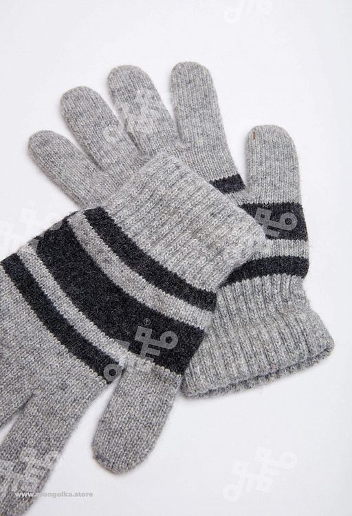Перчатки взрослые из монгольской шерсти (арт. 04193) - Тод оймс ххк фото 2