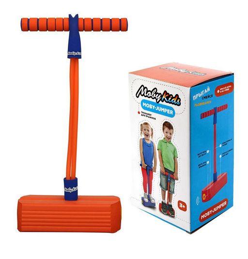 Moby-Jumper. Тренажер для прыжков со звуком, красн. арт.68554