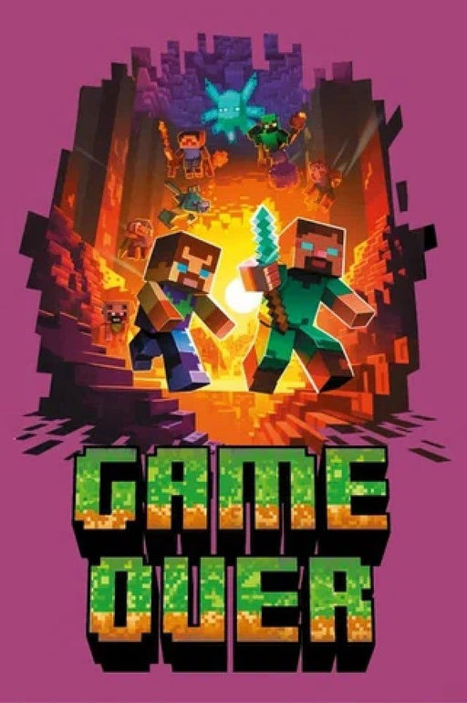 Блокнот А7 "My Game-2", клетка, 40 л, на скрепке, обл. 200 гр/м2 (65*98 мм)