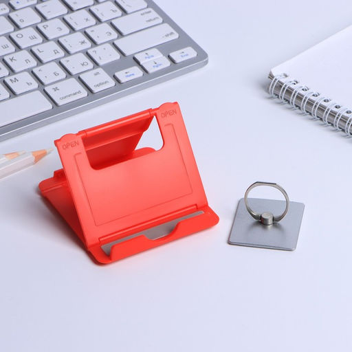 Подарочный набор, подставка для телефона и кольцо на чехол Самому храброму. 23 февраля - Artfox фото 3