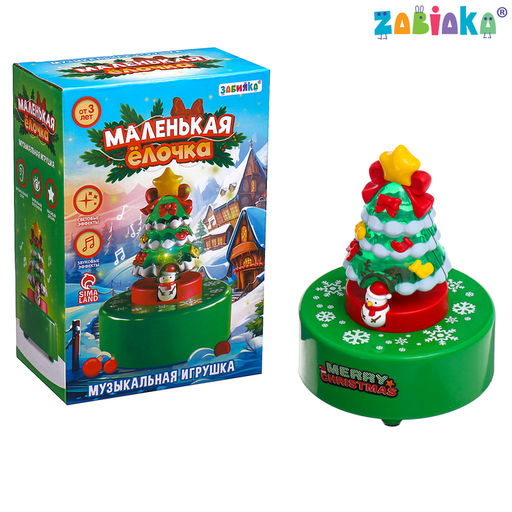 Музыкальная игрушка Маленькая ёлочка, свет, звук - Zabiaka фото 13