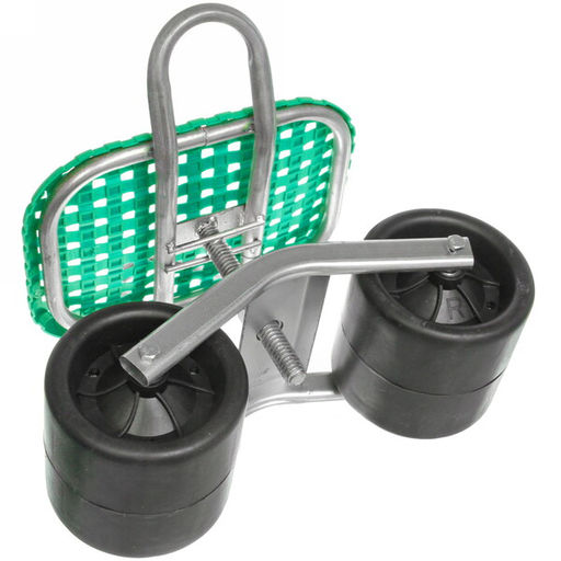 Стул садовый на колесах для прополки и работы в саду 35*47*14см с поворотным механизмом(360), цвет зеленый