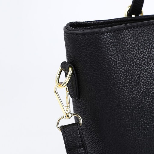 Сумка-шопер на молнии, цвет чёрный - Simaland фото 8