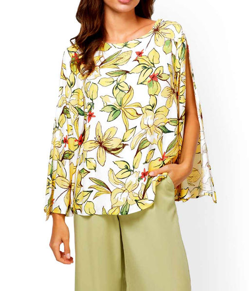Блузка, экрю-лимонная - Ashley brooke фото 3