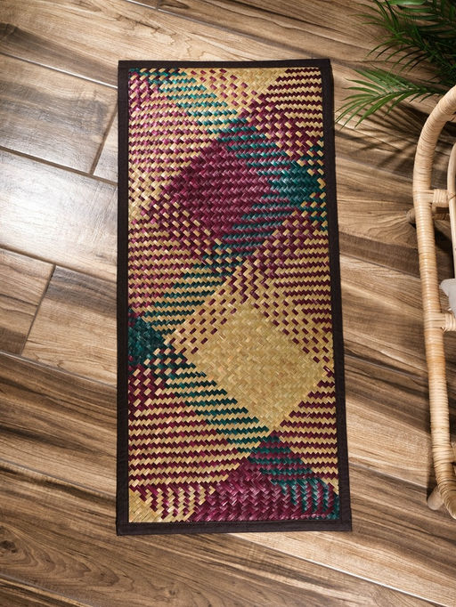 Коврик плетёный из листьев пандануса, 100450.7 см - Simaland фото 3