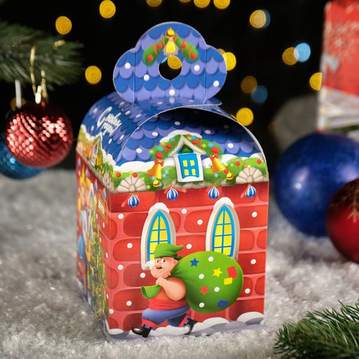 Подарочная коробка Бременские Музыканты, 12?12?17 см 1 шт.