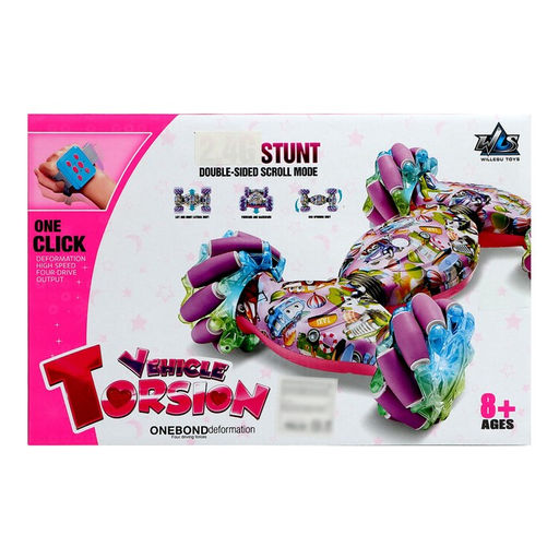 Машинка-перевёртыш HYPER SKIDDING, с управлением жестами, цвет розовый - Simaland фото 11