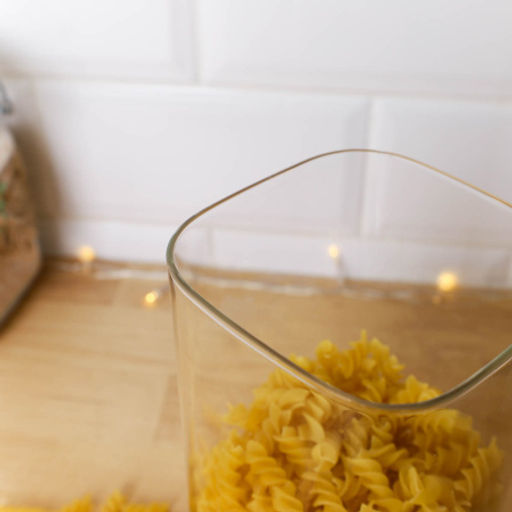 Банка квадратная бамбуковая крышка 1300 мл диаметр 100/20 см - Галеонтрейд фото 4