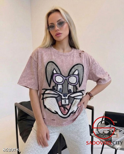 Футболка женская с принтом - Bruno фото 4