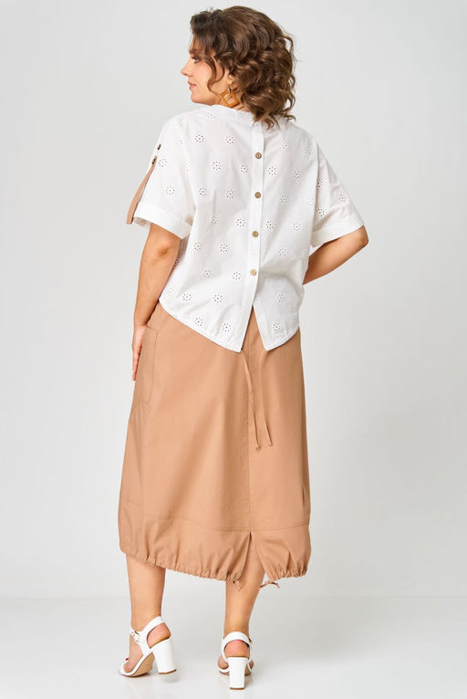 Костюм Aira Style 24122 молочно-бежевый