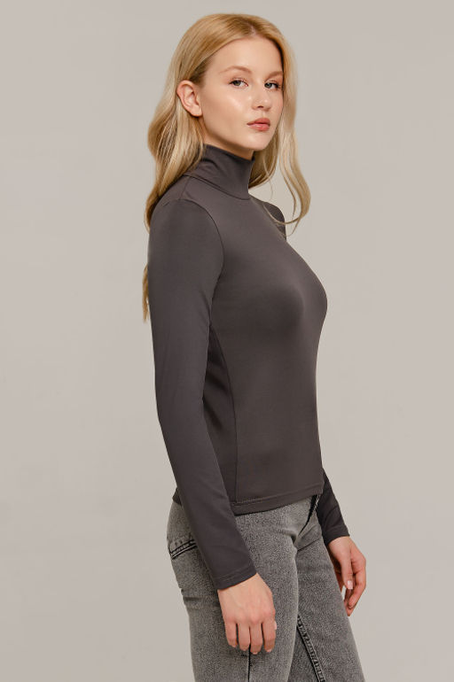 Арт.12803/6 Водолазка женская 42-50 (5 шт) Цвет:графит - Калинка фото 4