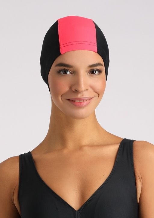 Шапка Cap.08 черный / коралл