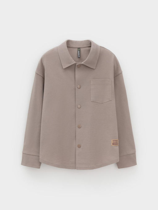 КР 302794/коричневый к624 рубашка для мал