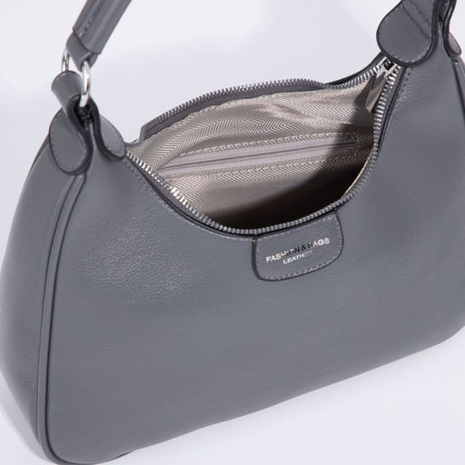 Сумка-багет на молнии, цвет серый - Simaland фото 7