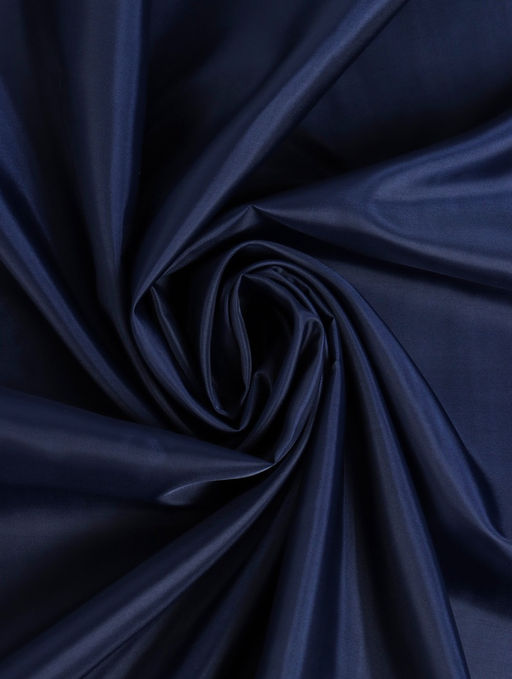 Цена за 50 шт. Подкладочная ткань таффета, 190Т, ширина 150 см, 50 м, полиэстер, тёмно-синяя