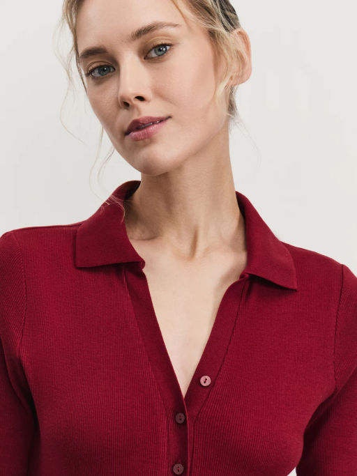 Боди в рубчик из хлопка / Zarina  фото 6