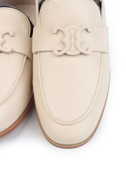 06-PDJ70-2 BEIGE Туфли женские (натуральная кожа) - Фабричный китай фото 10