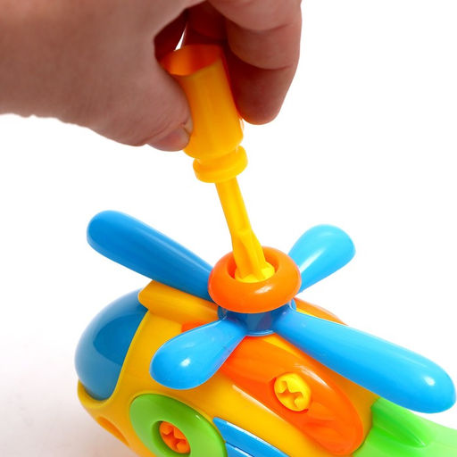 Конструктор винтовой Вертолёт, с отвёрткой, 18 деталей, МИКС - Simaland фото 7