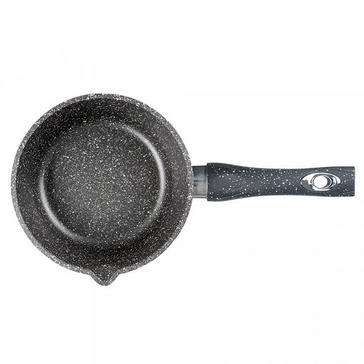 Ковш с тефлоновым покрытием 1,5л, д18см "Гранит", h8см, s0,4см, ручка из термостойкого пластика (Россия)