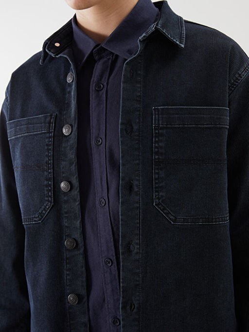 Standart Kal?p Erkek Jean Ceket