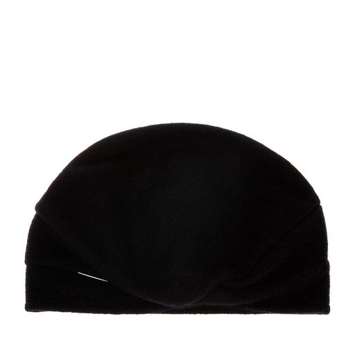 Шапка SEEBERGER арт. 18423-0 BOILED WOOL TURBAN (черный)