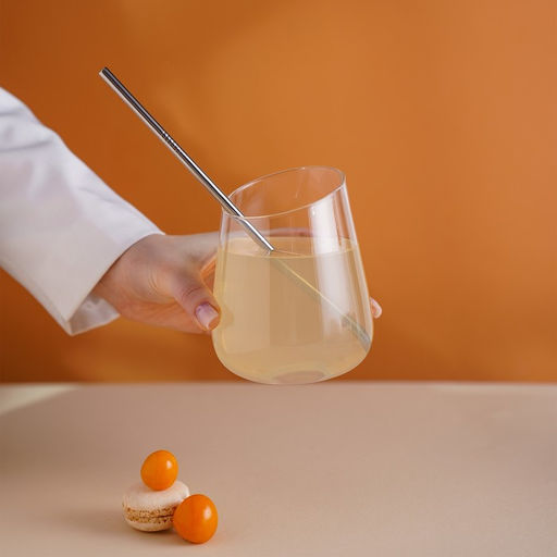 Набор металлических трубочек Straws, 6 шт, 21 см, сталь 304 - Доляна фото 7