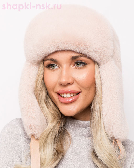 Скай Ушанка экомех норка женская (56-58)