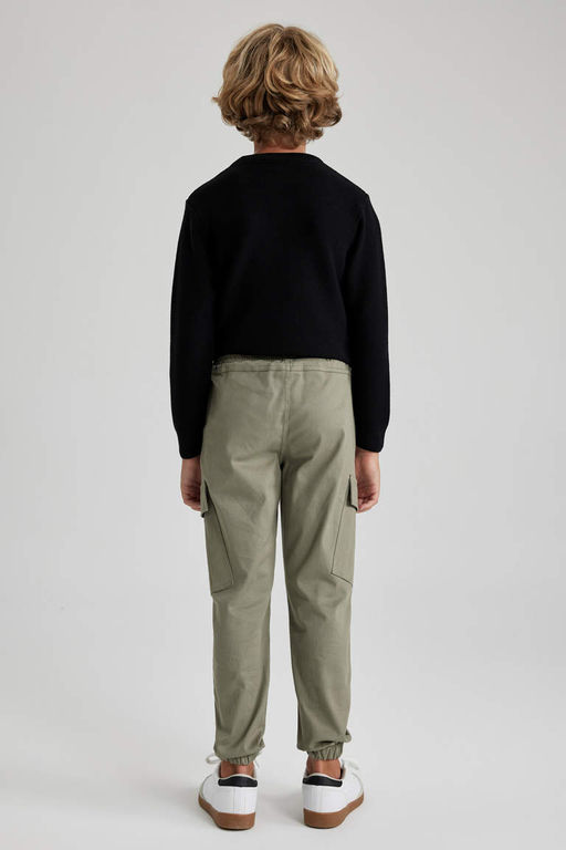 Габардиновые брюки-карго для мальчиков - Defacto фото 7