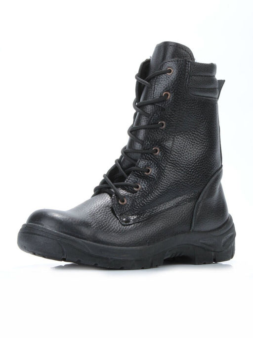 05-9008 BLACK Ботинки зимние мужские (искусственная кожа, искусственный мех) - No name фото 6