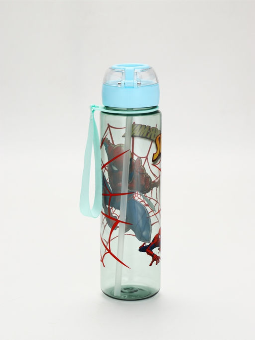 Бутылка пластиковая с трубочкой «Супергерой», 800 мл