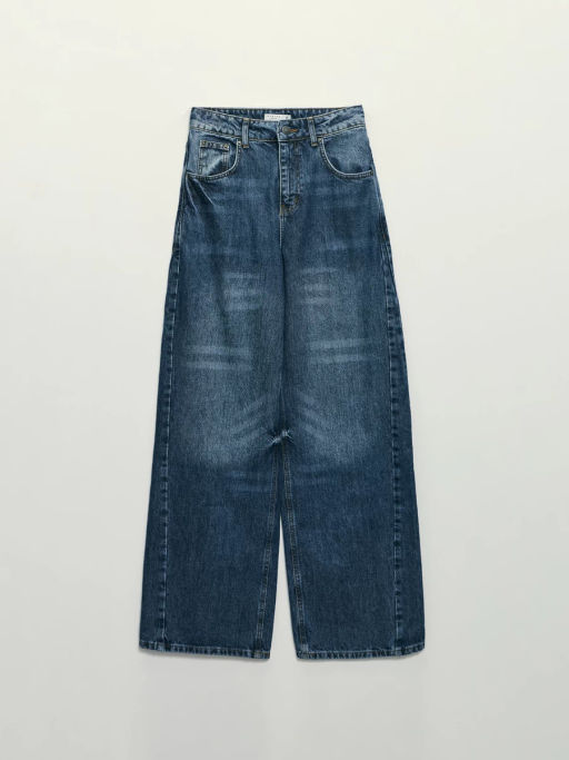 Джинсы wide-flare с высокой посадкой / Zarina фото 6