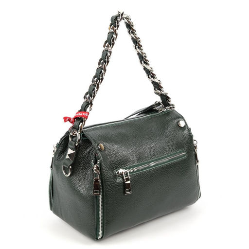 Женская кожаная сумка Sergio Valentini SV-1630-А Грин фото 3