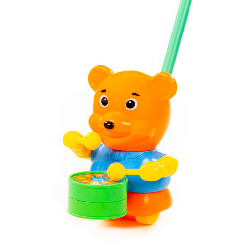 Каталка "Медвежонок" с ручкой арт. 96654