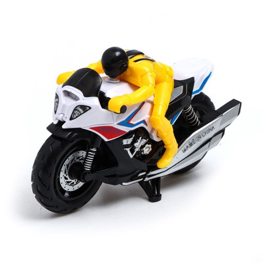 Мотоцикл инерционный Байкер, МИКС - Simaland фото 5