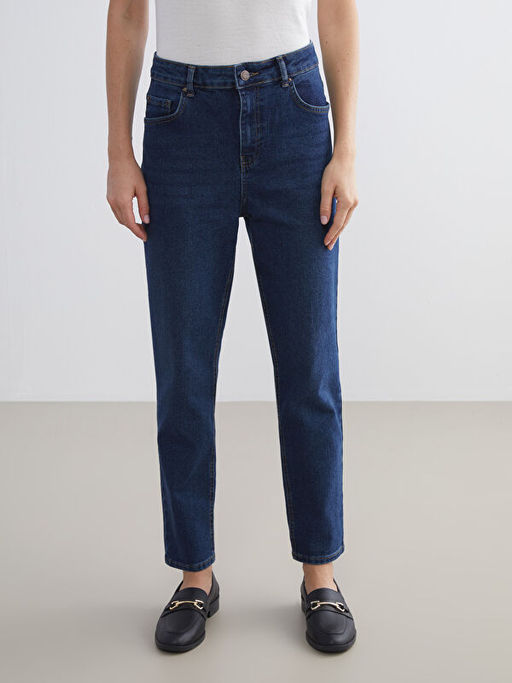 Mom Fit Kad?n Jean Pantolon