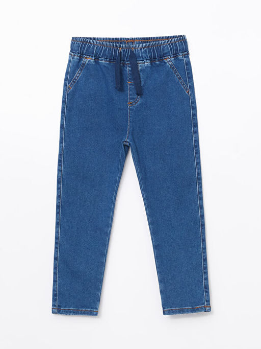 Beli Lastikli Erkek ?ocuk Jean Pantolon