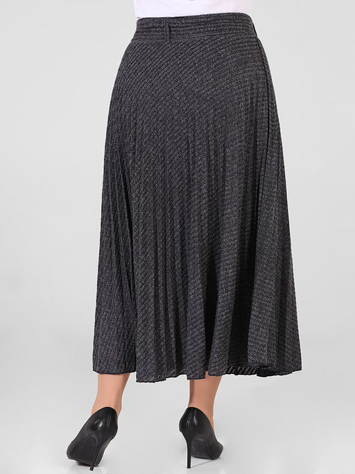 Юбка плиссированная длинная - Almond фото 4