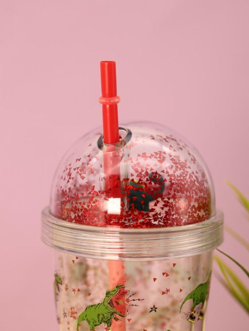 Тамблер iLikeGift "Dinosaurs attack", green (380 мл)