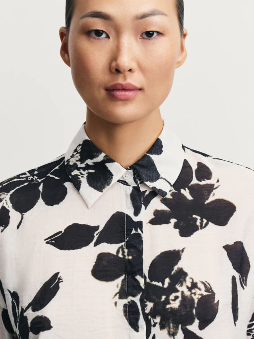 Блузка из вискозы с принтом / Zarina  фото 6